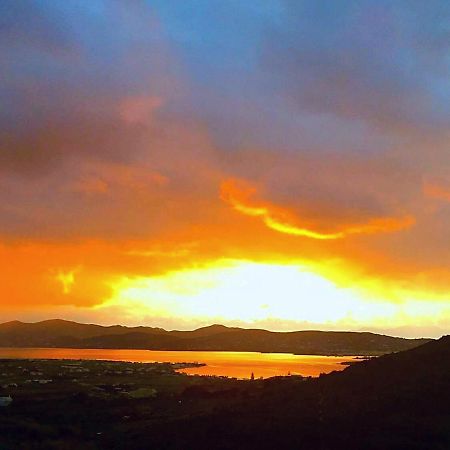 Romantic Sunset Cycladic House In Sotires Moni Christou Dasous Exterior foto